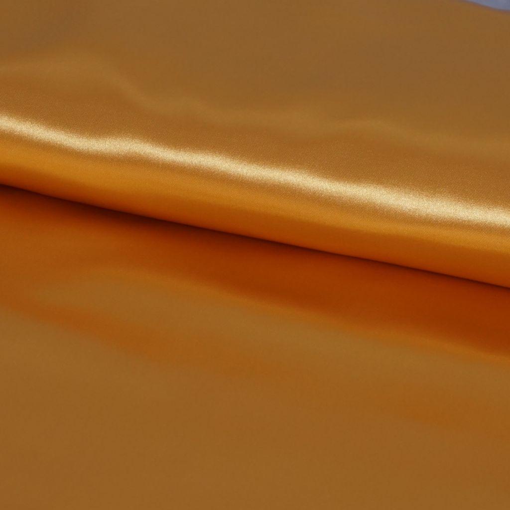Satin Polyester gelbgold glänzend